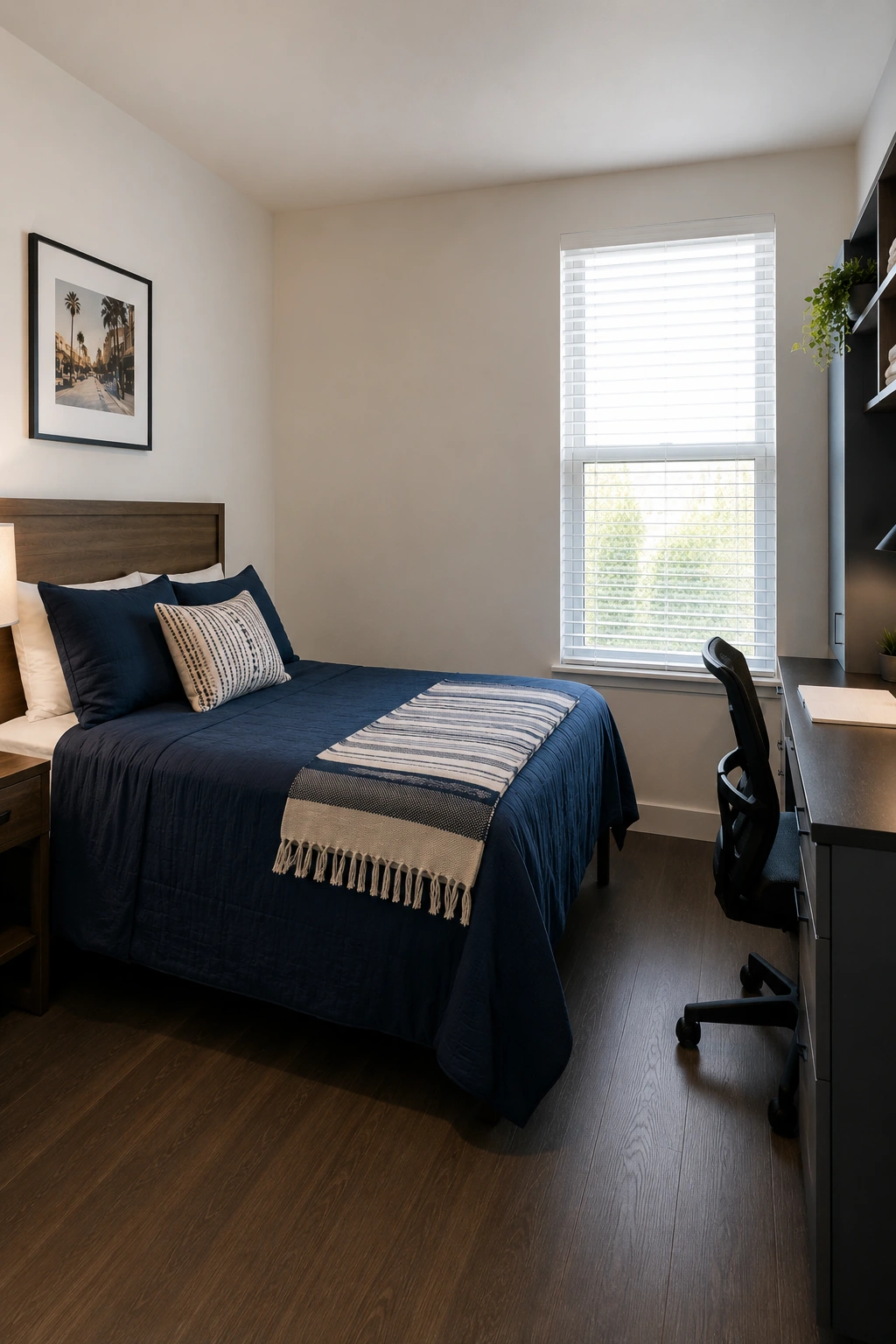 Student housing bedroom turn