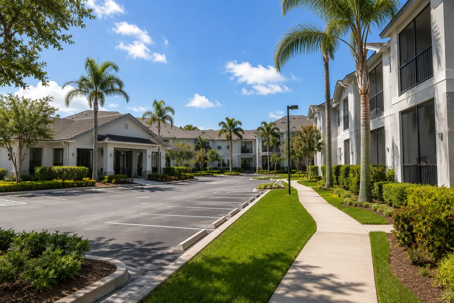 Recurring property services across managed properties